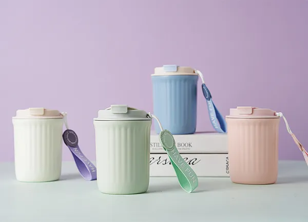 Serie de tazas de café