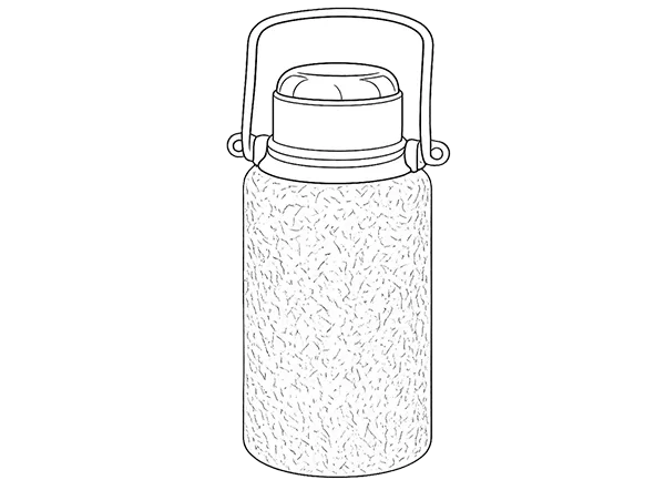Serie de copas de titanio